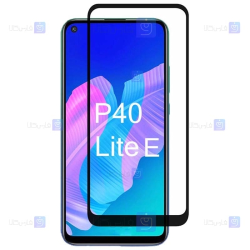 محافظ صفحه نمایش شیشه ای تمام چسب با پوشش کامل هواوی Full Glass Screen Protector For Huawei P40 Lite E