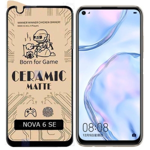 محافظ صفحه نمایش مات سرامیکی تمام صفحه هواوی Full Matte Ceramics Screen Protector Huawei Nova 6 SE