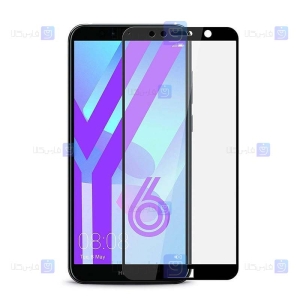 محافظ صفحه نمایش مات تمام چسب با پوشش کامل هواوی Full Matte Glass Screen Protector For Huawei Y6 2018
