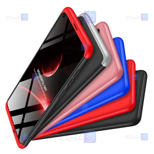 قاب محافظ با پوشش 360 درجه هواوی GKK Color Full Cover For Huawei P40 Lite E