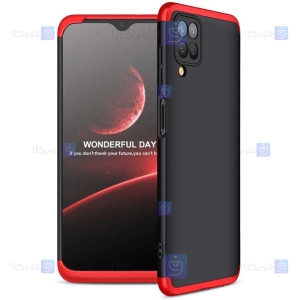 قاب محافظ با پوشش 360 درجه سامسونگ GKK Color Full Cover For Samsung Galaxy A12