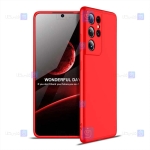 قاب محافظ با پوشش 360 درجه سامسونگ GKK Color Full Cover For Samsung Galaxy S21 Ultra