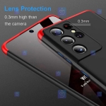 قاب محافظ با پوشش 360 درجه سامسونگ GKK Color Full Cover For Samsung Galaxy S21 Ultra