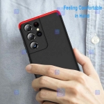 قاب محافظ با پوشش 360 درجه سامسونگ GKK Color Full Cover For Samsung Galaxy S21 Ultra