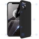 قاب محافظ با پوشش 360 درجه بدون برش لوگو اپل GKK Color Full Cover Without Hole For Apple iPhone 12 Pro