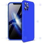 قاب محافظ با پوشش 360 درجه بدون برش لوگو اپل GKK Color Full Cover Without Hole For Apple iPhone 12 Pro
