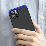قاب محافظ با پوشش 360 درجه بدون برش لوگو اپل GKK Color Full Cover Without Hole For Apple iPhone 12 Pro