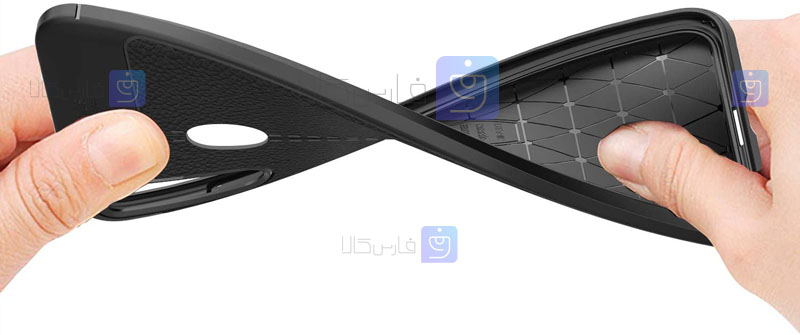قاب ژله ای طرح چرم هواوی Auto Focus Jelly Case For Huawei P40 Lite E