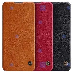 کیف محافظ چرمی نیلکین سامسونگ Nillkin Qin Case For Samsung Galaxy A32 4G