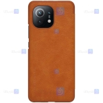 کیف محافظ چرمی نیلکین شیائومی Nillkin Qin Case For Xiaomi Mi 11