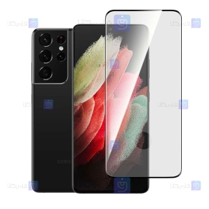 محافظ صفحه نمایش تمام چسب با پوشش کامل با برش اثر انگشت رمو سامسونگ Remo Full Glass Screen Protector For Samsung Galaxy S21 Ultra