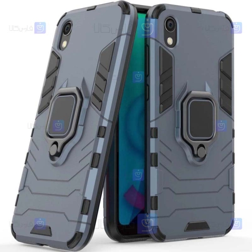 قاب محافظ ضد ضربه انگشتی هواوی Ring Holder Iron Man Armor Case Huawei Honor 8s 2020
