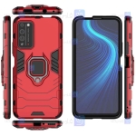 قاب محافظ ضد ضربه انگشتی هواوی Ring Holder Iron Man Armor Case Huawei Honor X10 5G