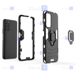 قاب محافظ ضد ضربه انگشتی هواوی Ring Holder Iron Man Armor Case Huawei Honor X10 5G