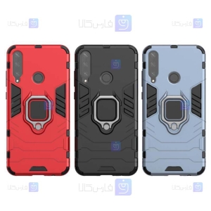 قاب محافظ ضد ضربه انگشتی هواوی Ring Holder Iron Man Armor Case Huawei Y6p