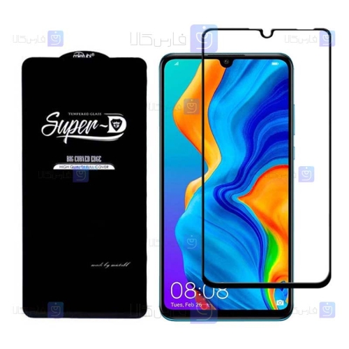 گلس گوشی هواوی Super D Full Glass Screen Protector For Huawei P30 lite