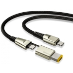 کابل دو سر تایپ سی به دی سی بیسوس Baseus Flash one for two Fast Charge Cable 100W 2m