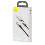 کابل دو سر تایپ سی به دی سی بیسوس Baseus Flash one for two Fast Charge Cable 100W 2m