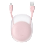 کابل شارژ و انتقال داده تایپ سی بیسوس Baseus Little Reunion One-Way Stretchable Type-C Cable 1m