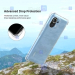 قاب محافظ ژله ای کپسول دار 5 گرمی شیائومی Clear Tpu Air Rubber Jelly Case For Xiaomi Mi 11