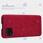 کیف محافظ چرمی نیلکین سامسونگ Nillkin Qin Case For Samsung Galaxy M62