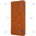 کیف محافظ چرمی نیلکین سامسونگ Nillkin Qin Case For Samsung Galaxy M62