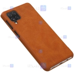 کیف محافظ چرمی نیلکین سامسونگ Nillkin Qin Case For Samsung Galaxy M62