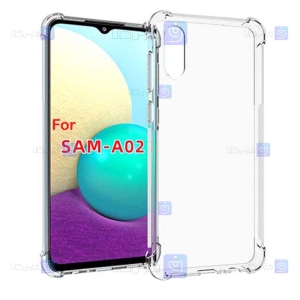 قاب محافظ ژله ای کپسول دار 5 گرمی سامسونگ Clear Tpu Air Rubber Jelly Case For Samsung Galaxy A02