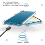 قاب محافظ ژله ای کپسول دار 5 گرمی سامسونگ Clear Tpu Air Rubber Jelly Case For Samsung Galaxy A02