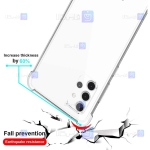 قاب محافظ ژله ای کپسول دار 5 گرمی سامسونگ Clear Tpu Air Rubber Jelly Case For Samsung Galaxy A32 5G