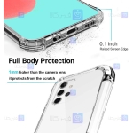 قاب محافظ ژله ای کپسول دار 5 گرمی سامسونگ Clear Tpu Air Rubber Jelly Case For Samsung Galaxy A32 5G
