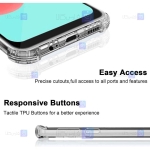 قاب محافظ ژله ای کپسول دار 5 گرمی سامسونگ Clear Tpu Air Rubber Jelly Case For Samsung Galaxy A32 5G