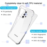 قاب محافظ ژله ای کپسول دار 5 گرمی سامسونگ Clear Tpu Air Rubber Jelly Case For Samsung Galaxy A32 5G