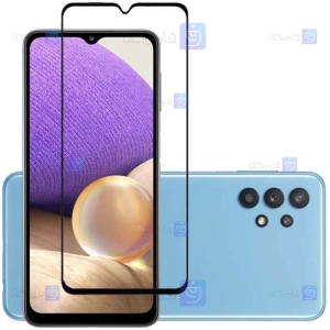 محافظ صفحه نمایش شیشه ای تمام چسب با پوشش کامل سامسونگ Full Glass Screen Protector For Samsung Galaxy A32 4G