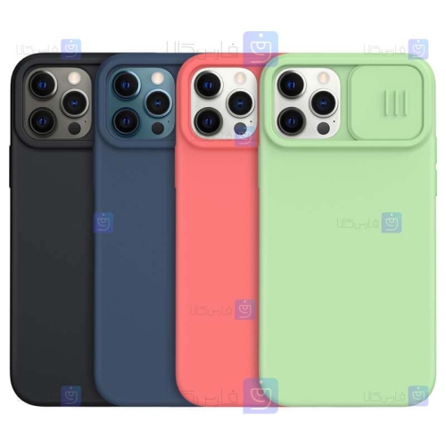 قاب سیلیکونی کم شیلد نیلکین اپل Nillkin CamShield Silky silicone case for Apple iPhone 12 Pro Max