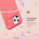 قاب سیلیکونی کم شیلد نیلکین اپل Nillkin CamShield Silky silicone case for Apple iPhone 12 Pro Max