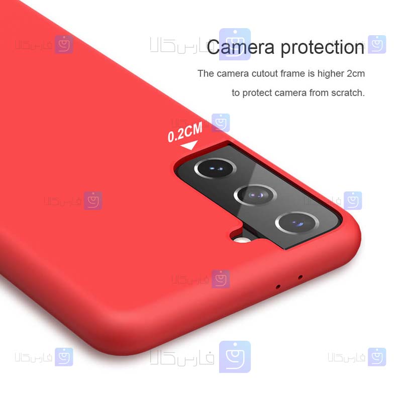 قاب محافظ سیلیکونی نیلکین سامسونگ Nillkin Flex Pure Case Samsung Galaxy S21 Plus