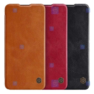 کیف محافظ چرمی نیلکین وان پلاس Nillkin Qin Case For OnePlus 9