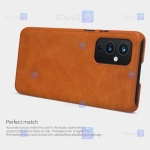 کیف محافظ چرمی نیلکین وان پلاس Nillkin Qin Case For OnePlus 9