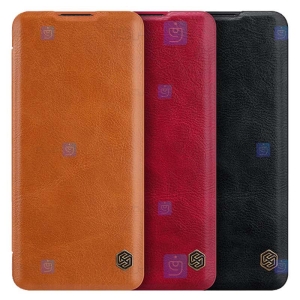 کیف محافظ چرمی نیلکین وان پلاس Nillkin Qin Case For OnePlus 9 Pro