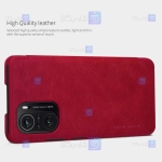 کیف محافظ چرمی نیلکین شیائومی Nillkin Qin Case For Xiaomi Redmi K40 Pro Plus