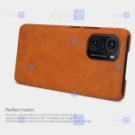 کیف محافظ چرمی نیلکین شیائومی Nillkin Qin Case For Xiaomi Redmi K40 Pro Plus