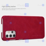 کیف محافظ چرمی نیلکین سامسونگ Nillkin Qin case for Samsung Galaxy A32 5G