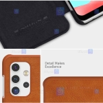 کیف محافظ چرمی نیلکین سامسونگ Nillkin Qin case for Samsung Galaxy A32 5G