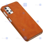 کیف محافظ چرمی نیلکین سامسونگ Nillkin Qin case for Samsung Galaxy A32 5G