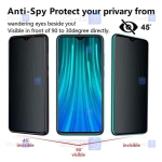 گلس حریم شخصی تمام چسب با پوشش کامل شیائومی Privacy Full Screen Protector for Xiaomi Poco X3 NFC