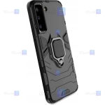 قاب محافظ ضد ضربه انگشتی سامسونگ Ring Holder Iron Man Armor Case Samsung Galaxy S21