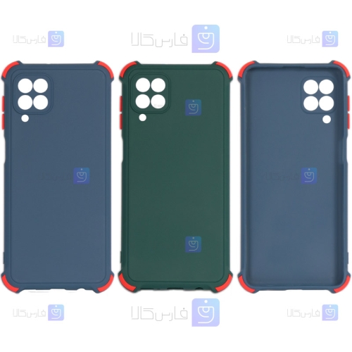 قاب محافظ ژله ای ضد ضربه با محافظ لنز سامسونگ Shockproof Cover Case For Samsung Galaxy M62