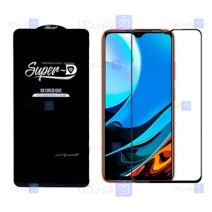 گلس گوشی شیائومی Super D Full Glass Screen Protector For Xiaomi Redmi 9T