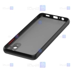قاب محافظ پشت مات با محافظ لنز سامسونگ Transparent Hybrid Case With Lens Protector Samsung Galaxy A02